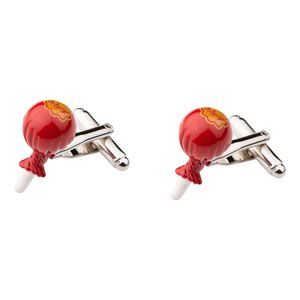 Lollipop Candy Design Quirky Cufflink for Gifting, Groomsmen, Wedding Party